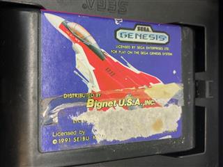 SEGA GENESIS GAME GEN RAIDEN TRAD AS IS